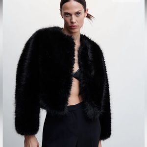 COPY - Mango Fur-effect Coat